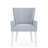 Lana Solid Wood Acrylic Upholstered Dining Armchair