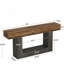 Console de 63 po en bois, table d'entrée à 2 niveaux-1515014079-1515014078