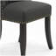 Ensemble de 2 chaises d'appoint Ashford, gris et noir antique rustique