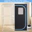 Tente de sauna portative pleine grandeur Portable Plus - noir avec reliure bleue