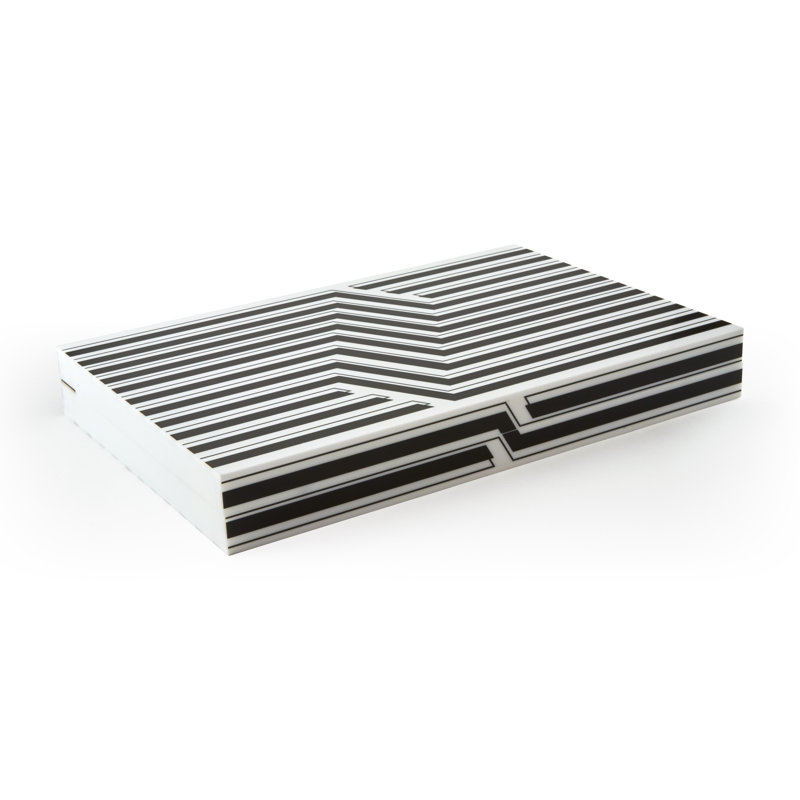 White/Black Backgammon Board Game