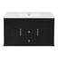 Meuble-lavabo mural 36 po avec lavabo et tiroirs Lumiere-134043756
