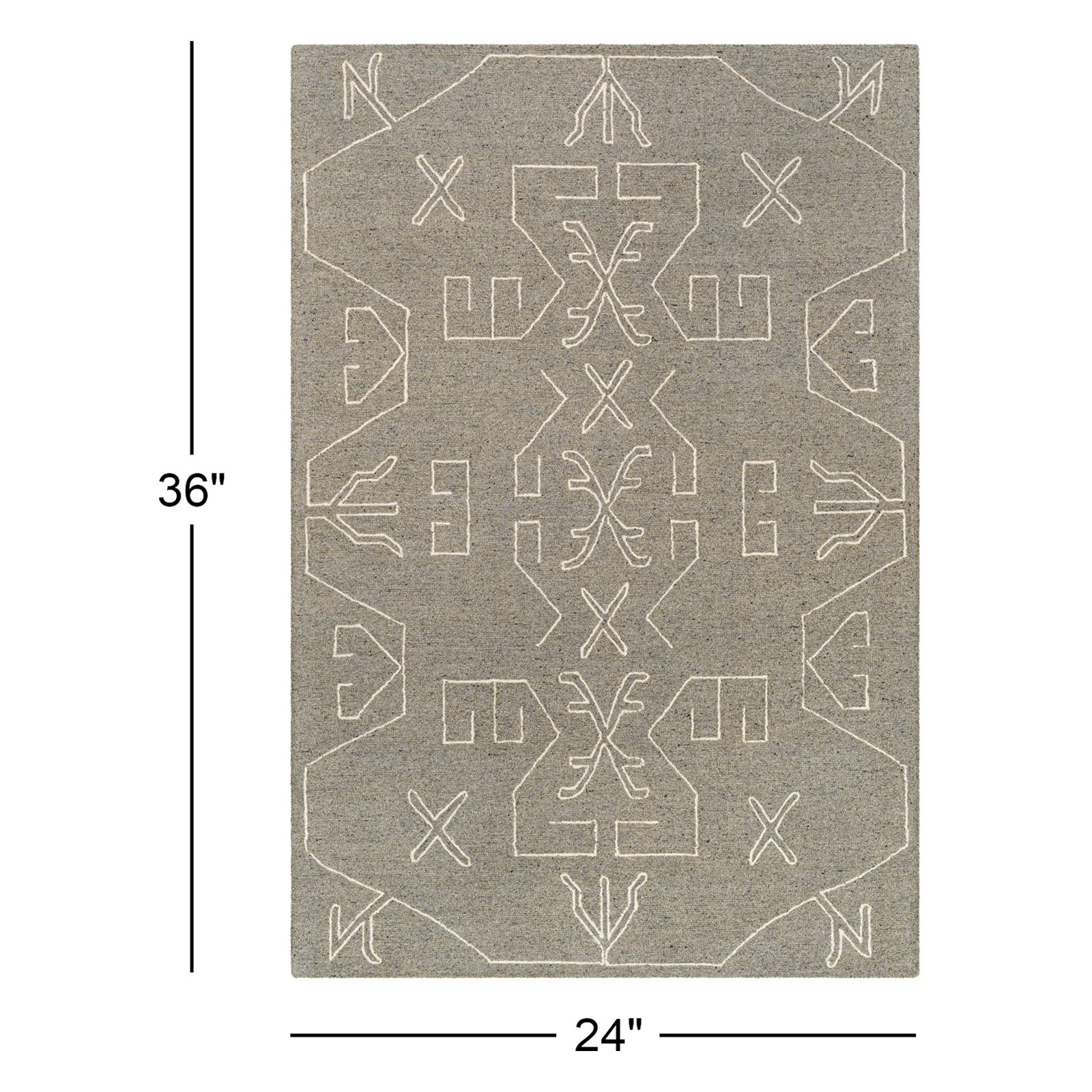 Demie Hand-Tufted Rug, Rectangle 2' x 3'