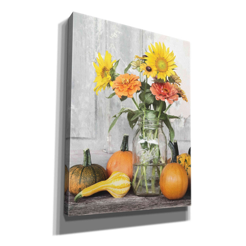 «Autumn Still Live On Canvas» par Lori Deiter, reproduction, H 16 po x l 12 po x P 0,75 po