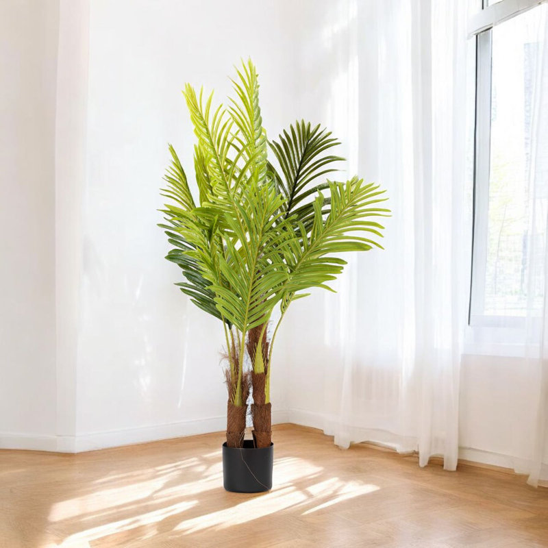 Palmier artificiel en pot de chambre de bébé, H 48 po x l 24 po x P 24 po