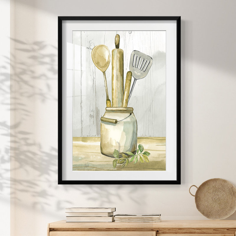 Toile tendue Gely Oppose I - Gallery, H 25,5 po x l 17,5 po, Noir