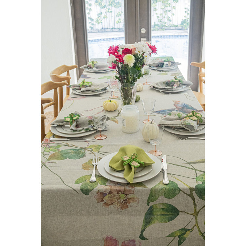 Toulouse Floral Tablecloth, 70" Round
