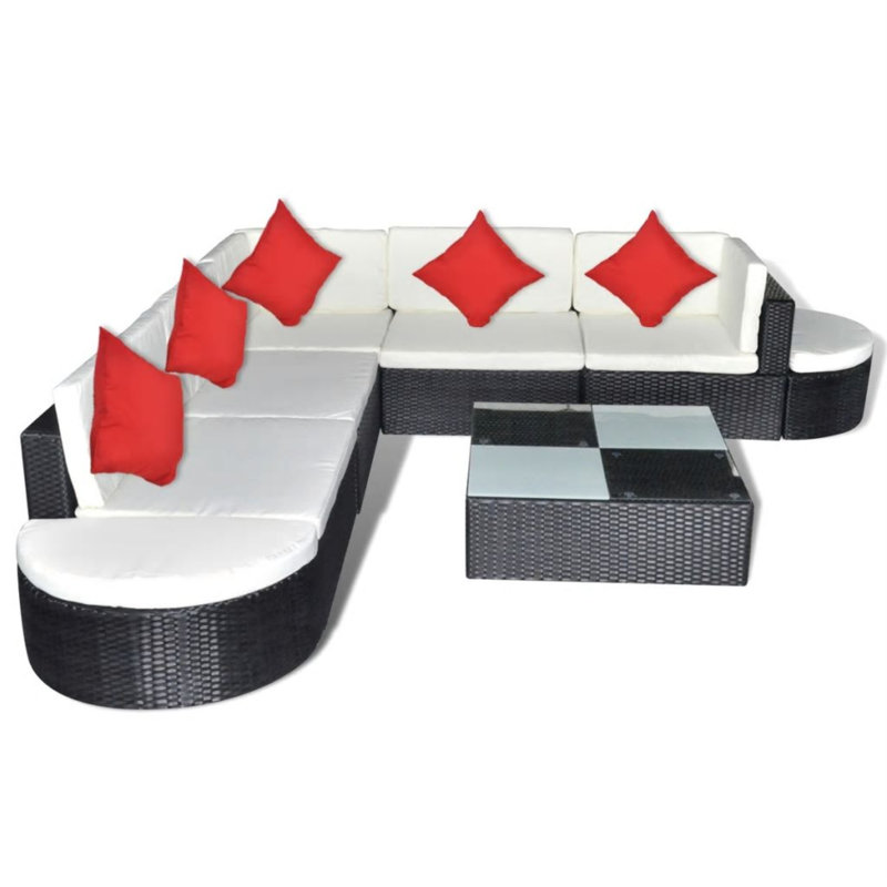 Roux Sectional Seating Group, Black