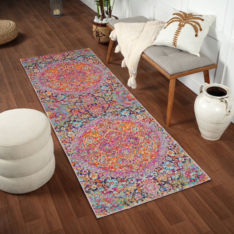 Oriental Area Rug, Runner 78 x 220cm