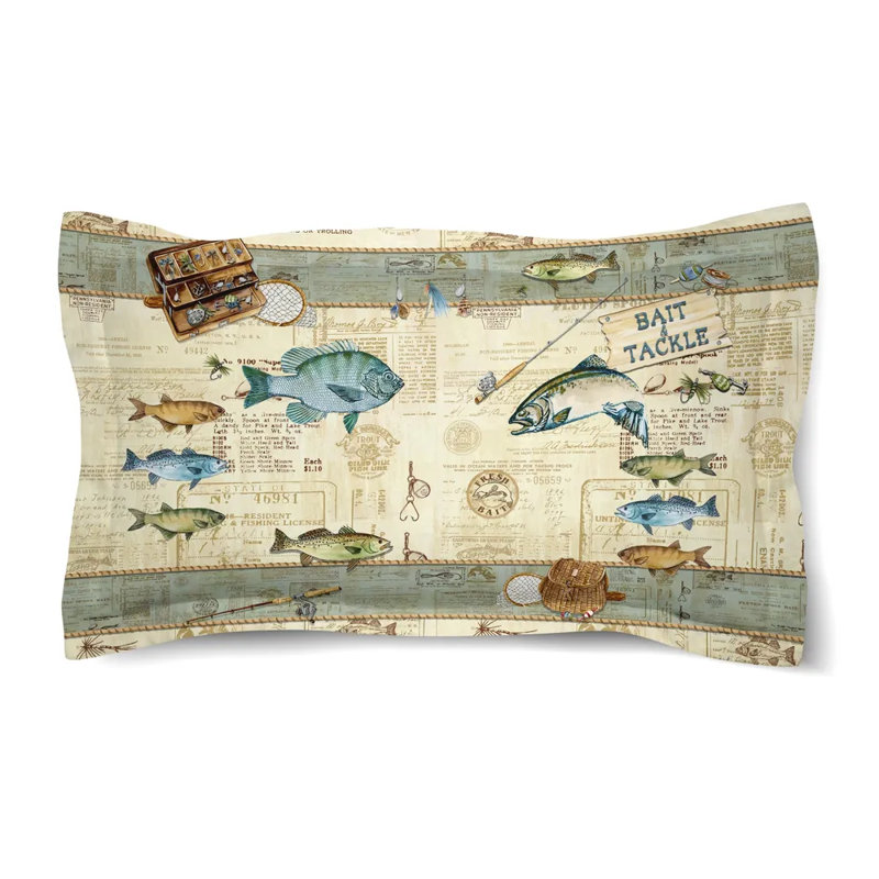Catch of the Day Comforter Sham, Standard/Twin