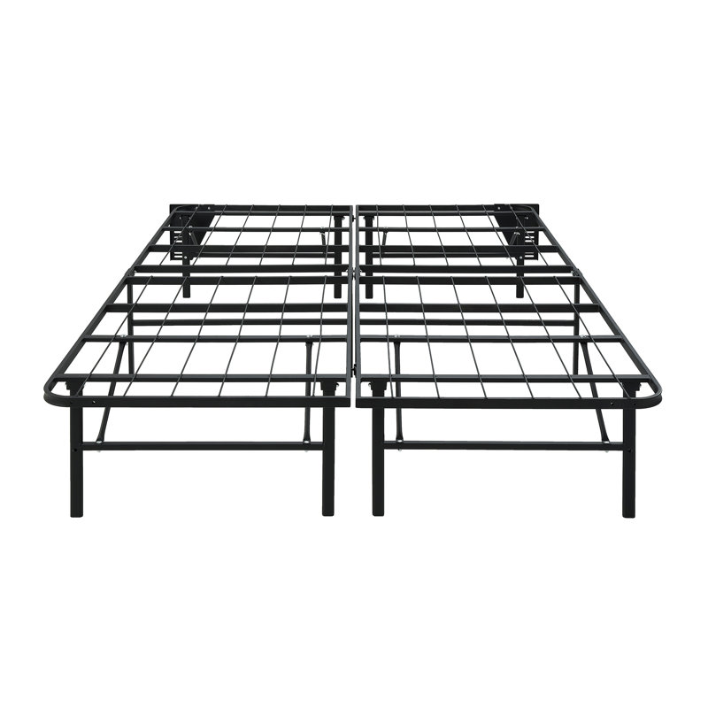 Structure de lit plateforme pliable sans accoudoirs, Grand lit