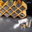 Freestanding Bamboo Spice Rack