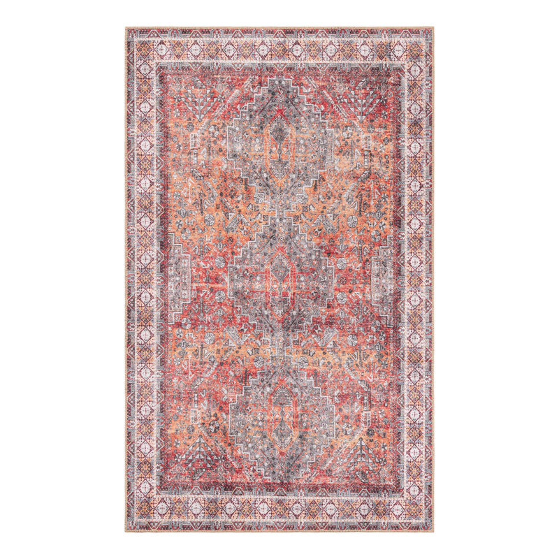 Marshanna Performance Chenille Geometric Indoor Rug, Rectangle 5'1" x 8'