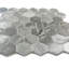 Eterna Hexx 12'' x 12'' Recycled Glass Mosaic-72256528