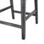 Tabouret de comptoir rembourré 26 po - gris anthracite / gris-119320618-119320617