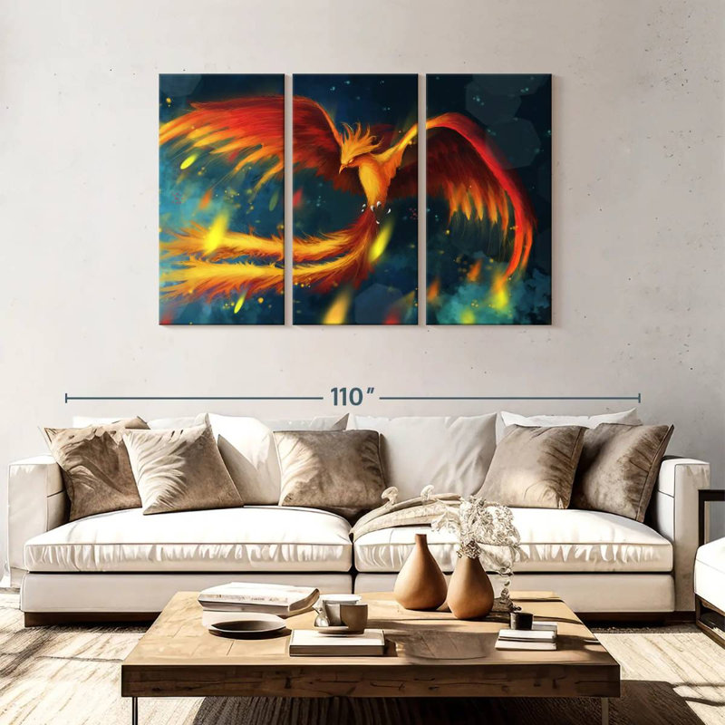 Kelan Phoenix, 48" H x 74" W
