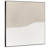 Extra Large Wall Art Fabric Print - Neutral Abstract Art Beige and White Minimalist Contemporary Artwork Decor for Living Room or Bedroom - "Frame Assembly Required (Unfinished Frame)"-119896456