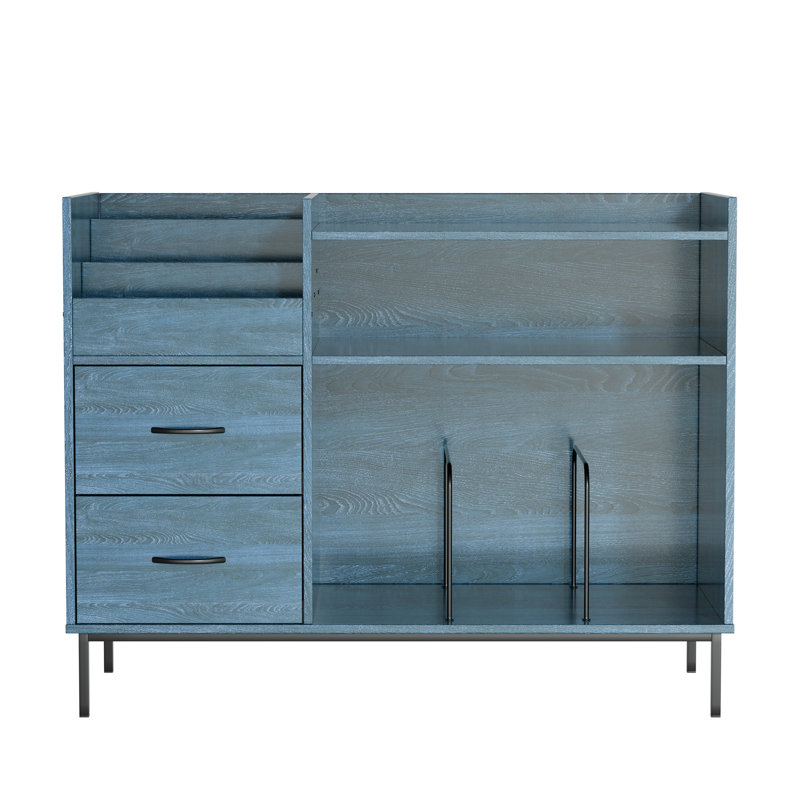 Support audio, support pour tourne-disque, Bleu