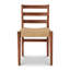 Ensemble de 2 chaises de salle à manger en rotin de style Mid-Century moderne en rotin