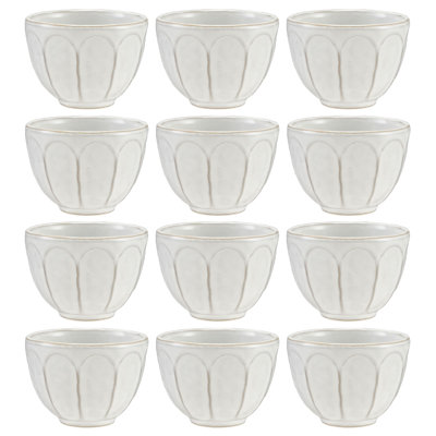 Stoneware Bowls In Reactive Glaze