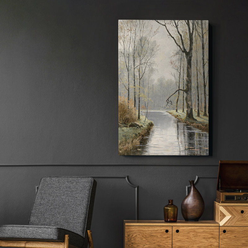 Paysage rétro, ligne de commande, H 28 po x l 19 po