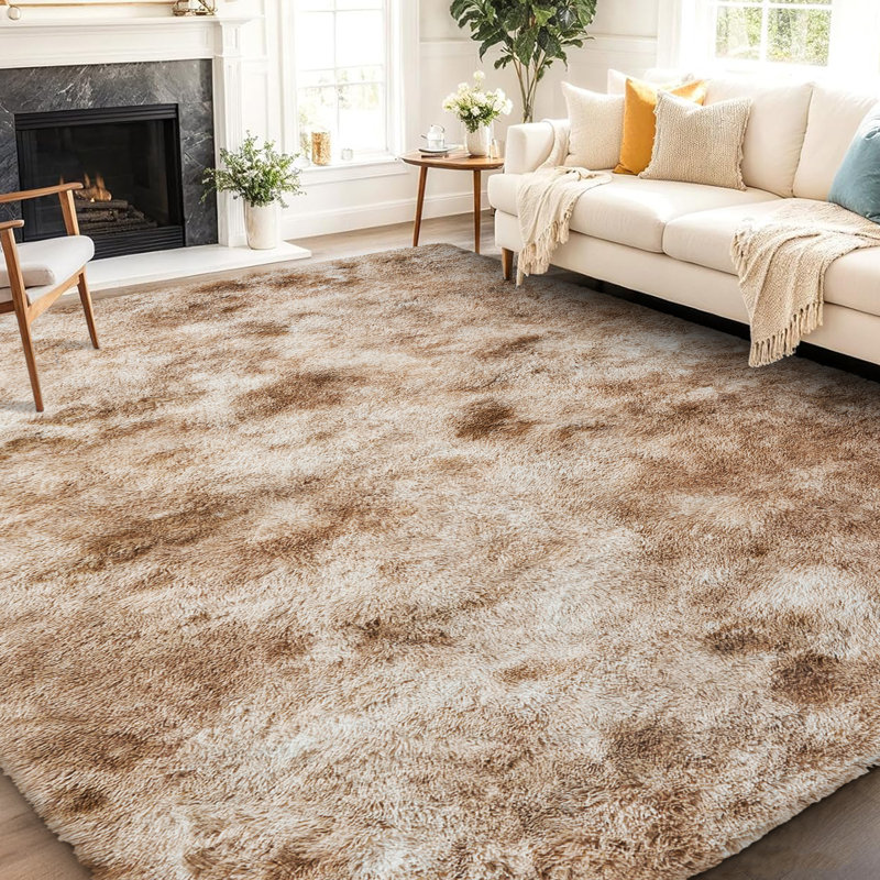 Machine Tufted Shag Area Rug, Rectangle 160 x 230 cm