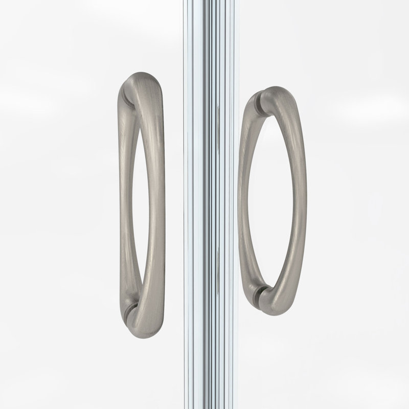 DreamLine Visions 32" x 60" Sliding Shower Door Kit with Base and Wall