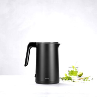 Kitchen Couture Cool Touch Stainless Steel LED Glass Kettle 1.7L In Clear