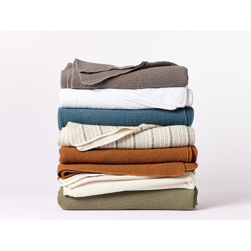 Cascade Coverlet, King Coverlet, Alpine White