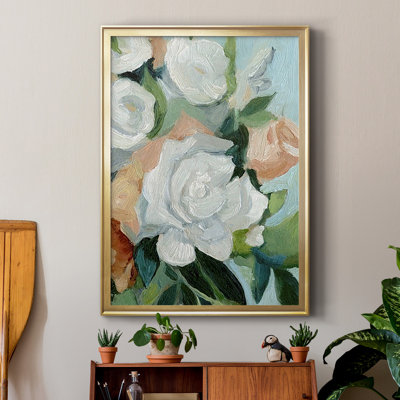 Bouquet Scatter I, reproduction encadrée de qualité supérieure, prête à être accrochée