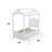 Ayssa Twin Bed in White (Trundle not included)