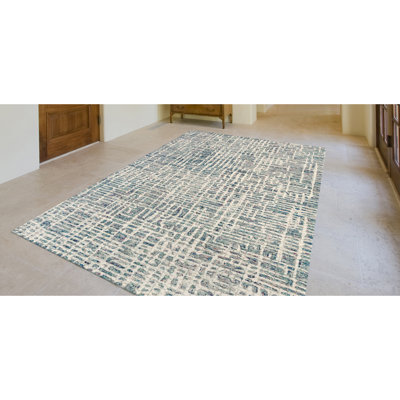 Finkelstein Wool Geometric Indoor Rug