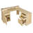 L-Shaped Desk with Charging Station And Monitor Stand-1689403219