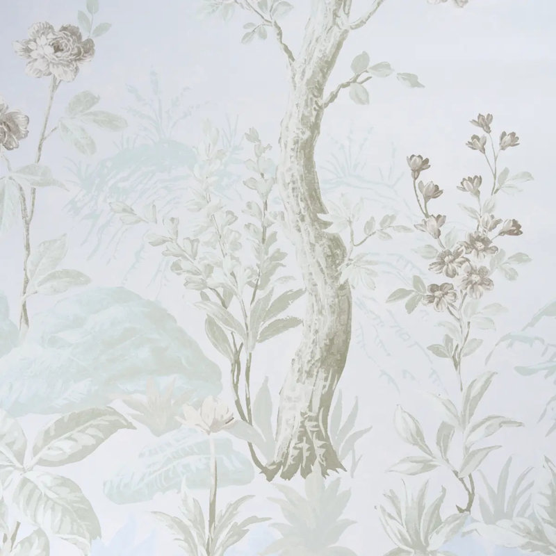 Charlotte's Garden Wallpaper, Blue