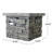Outdoor Square Mgo Propane Fire Pit With 40,000 BTU Output For Warm, Stylish Backyard Gatherings.