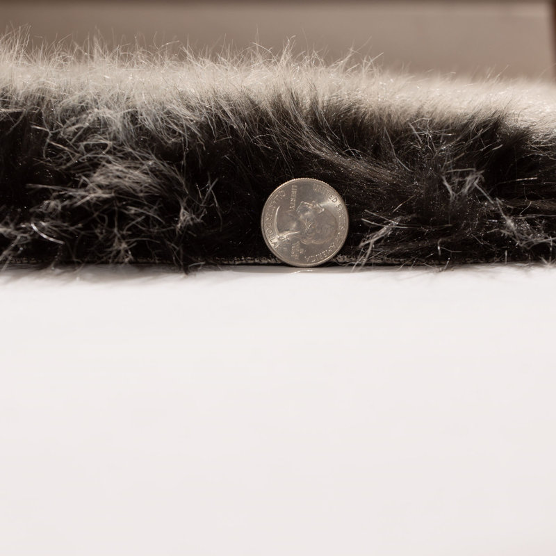 Umar Faux Fur Indoor Rug, Rectangle 3' x 5'