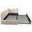 Velvet Upholstered Bed Daybed With Pull-Out Bed-1035068737