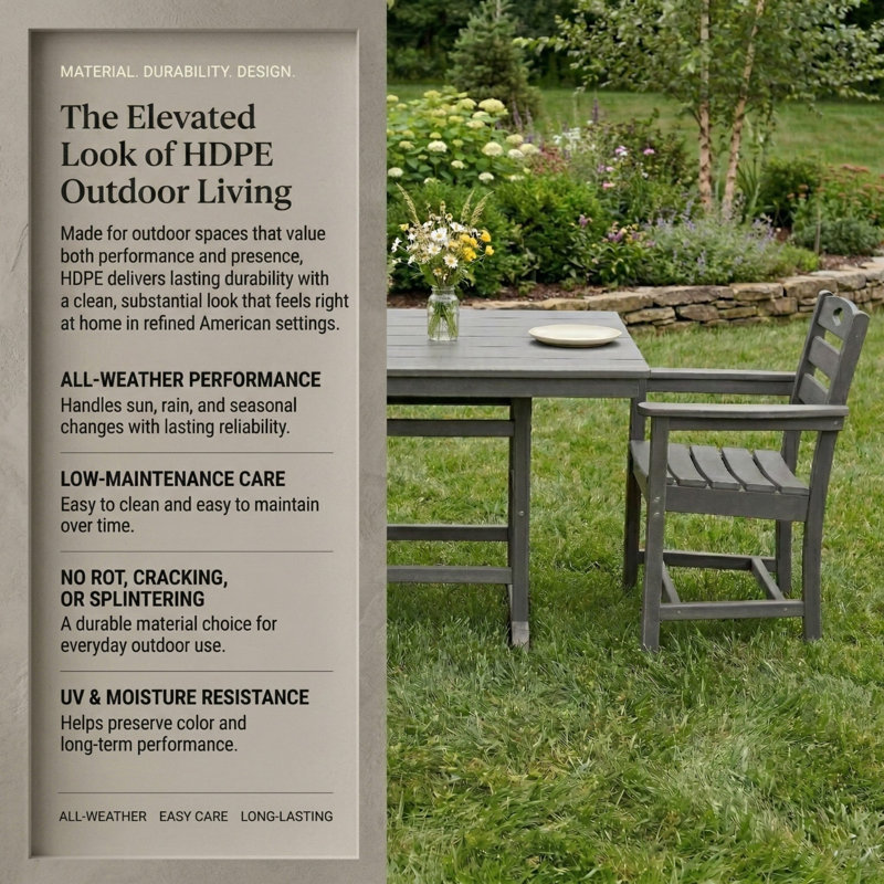 Ensemble repas d'extérieur pour terrasse, jardin, terrasse, Gris