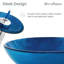 Lavabo-vasque en verre Cascade 16,5, bleu océan Cascade-53072354