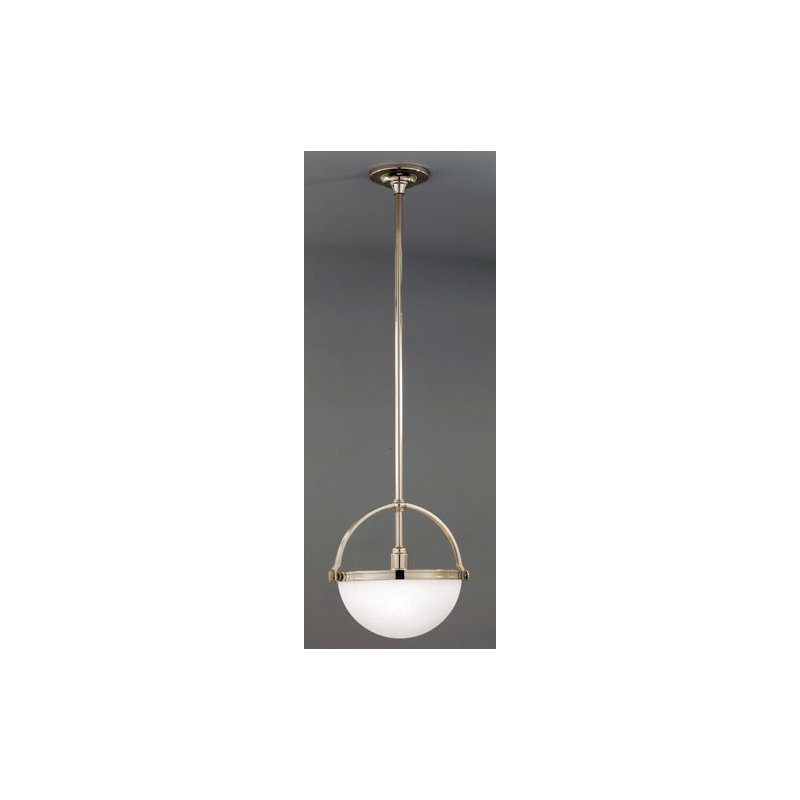 Stratford 1 - Light Pendant, 21" - 69" H x 14.25" W, Aged Brass