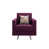 Lin mauve est en rupture de stock