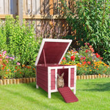 Zaina Weather Resistant Small Animal Hutch