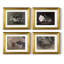 Vintage Floral VII  -4 Piece Set of Framed Prints
