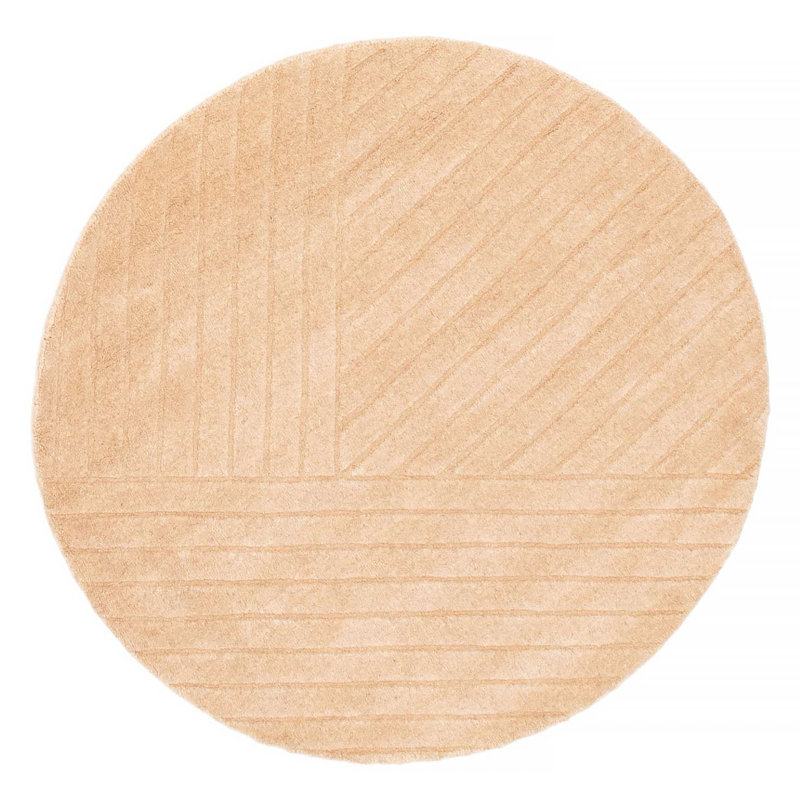 Kashkuli Gabbeh Beige Rug 3'11" x 3'11"