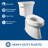 295CT Commercial Open Front Toilet Seat, No Cover, Never Loosens, ELONGATED, Plastic-102039944-114183146