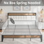 Platform Dangelo With Boucle Headboard, Storage Shelf And Built In Charging, Sturdy And Quiet-270965557