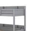 Twin Over Full Bunk Bed With Charging Station And A Drawer-1295758608
