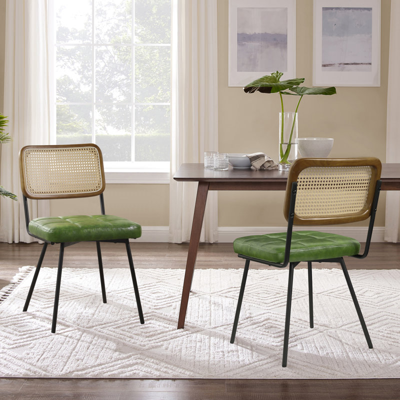 Bodnar Upholstered Dining Chair, Green Performance 