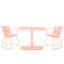 Patio Bistro - Mobilier en fer pour jardin d'extérieur de style moderne