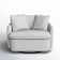 Nelida 47" Wide Upholstered Swivel Barrel Chair
